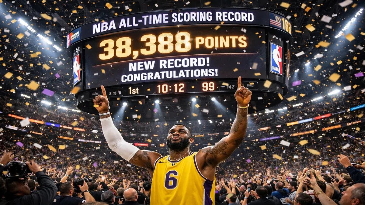 LeBron James Becomes First NBA Player to Score 40,000 Career Points