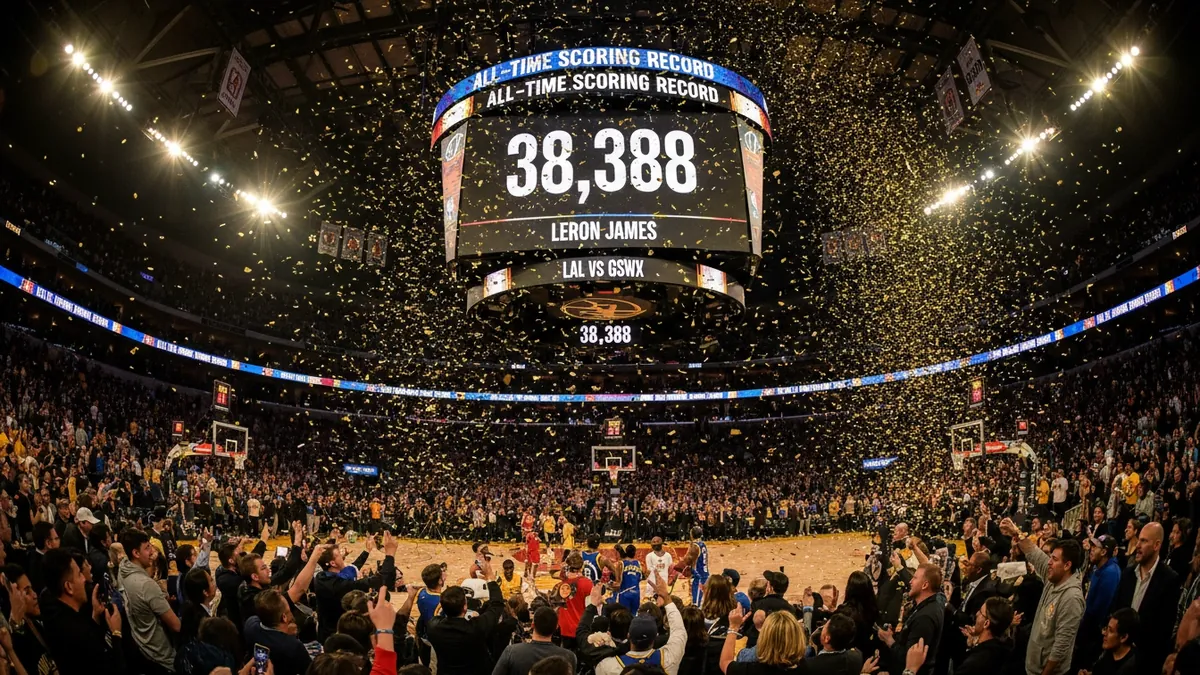 All-Time NBA Scoring Leaders: LeBron Pulls Away at #1
