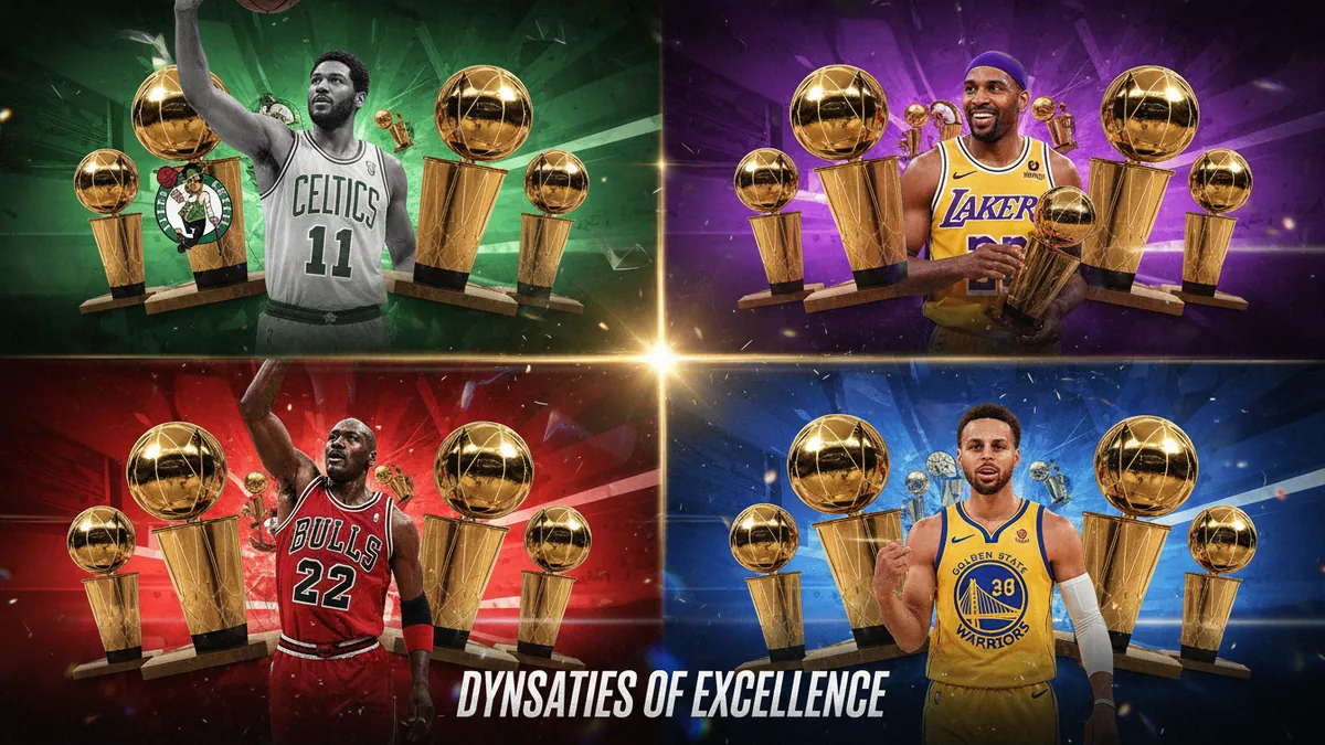 Ranked: The Eight Greatest Dynasties in NBA History